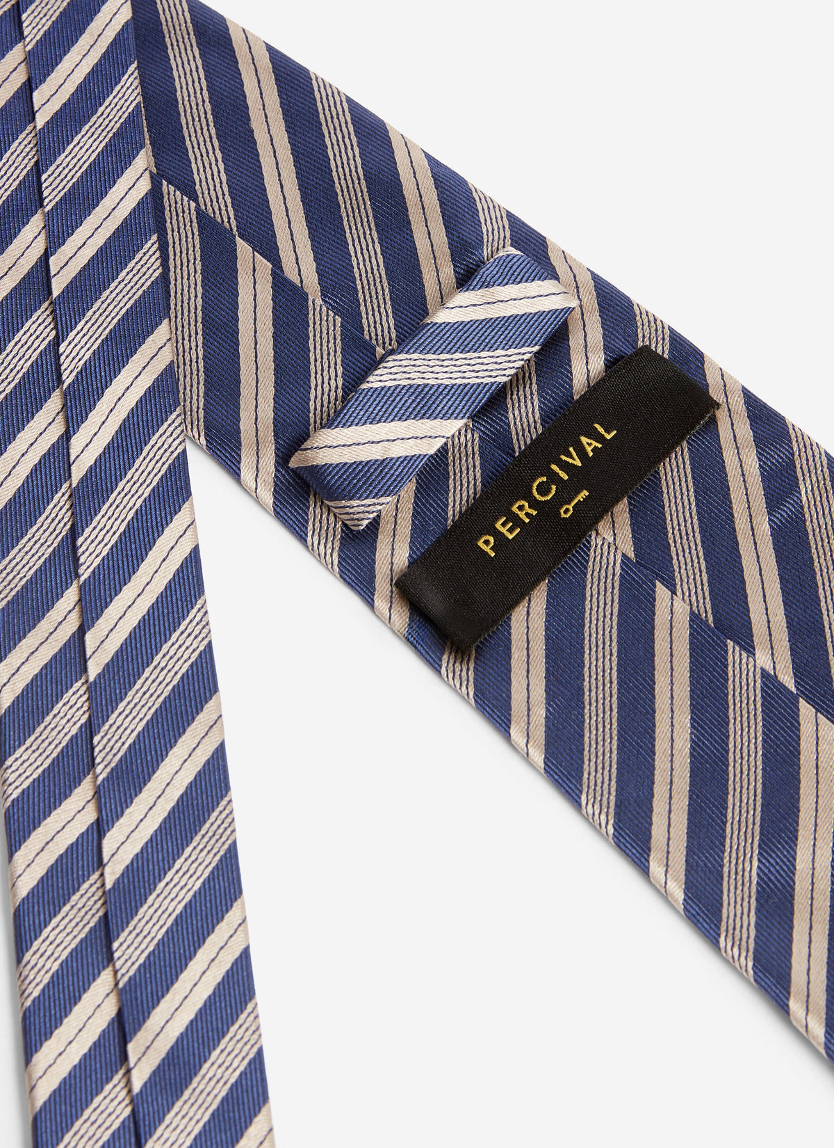 Men's Micro Stripe Silk Tie - Burgundy | Percival Trending