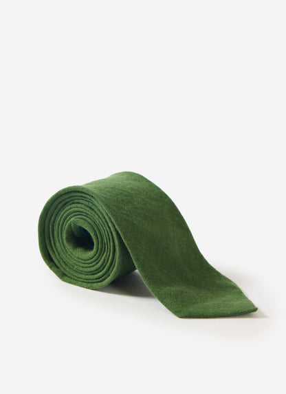 Linen Tie - Forest Green | Percival Everyday