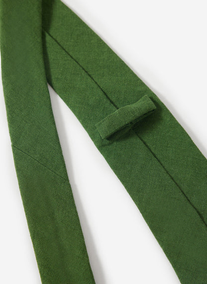 Linen Tie - Forest Green | Percival Everyday