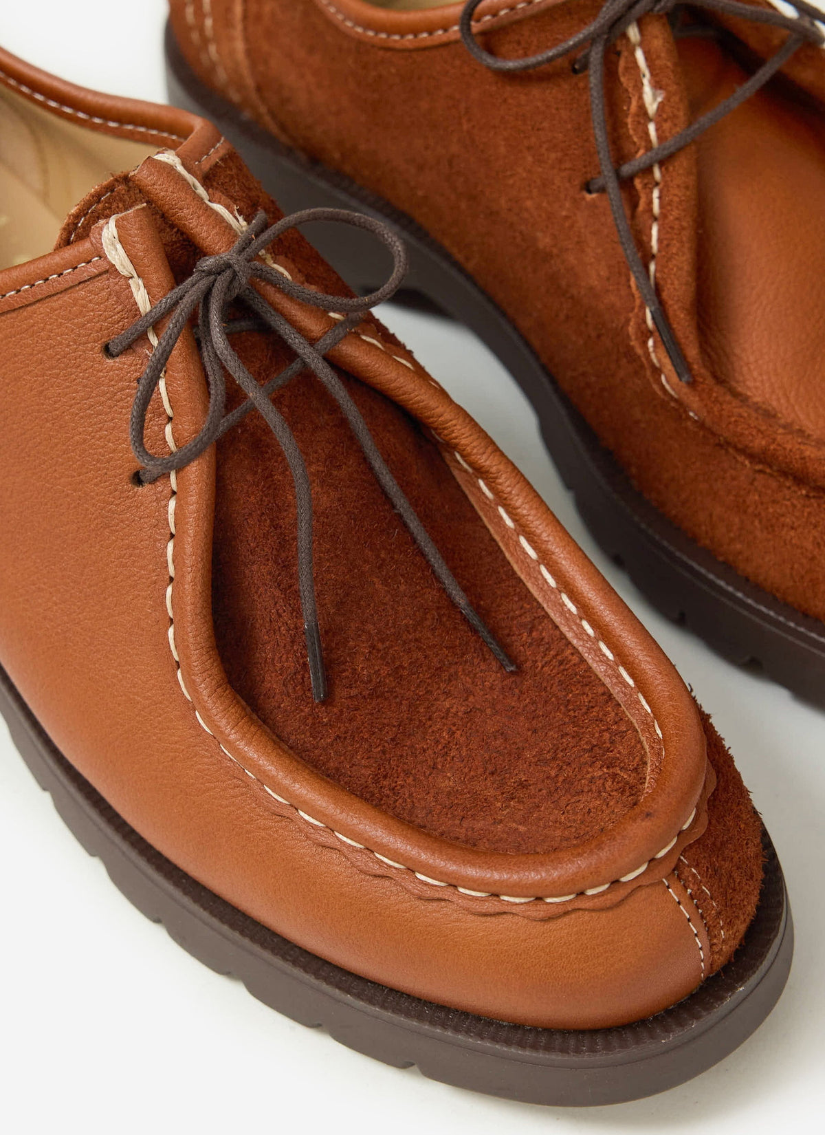 Kleman x Percival - Padror Patchwork Shoe - Cognac | Percival Popular