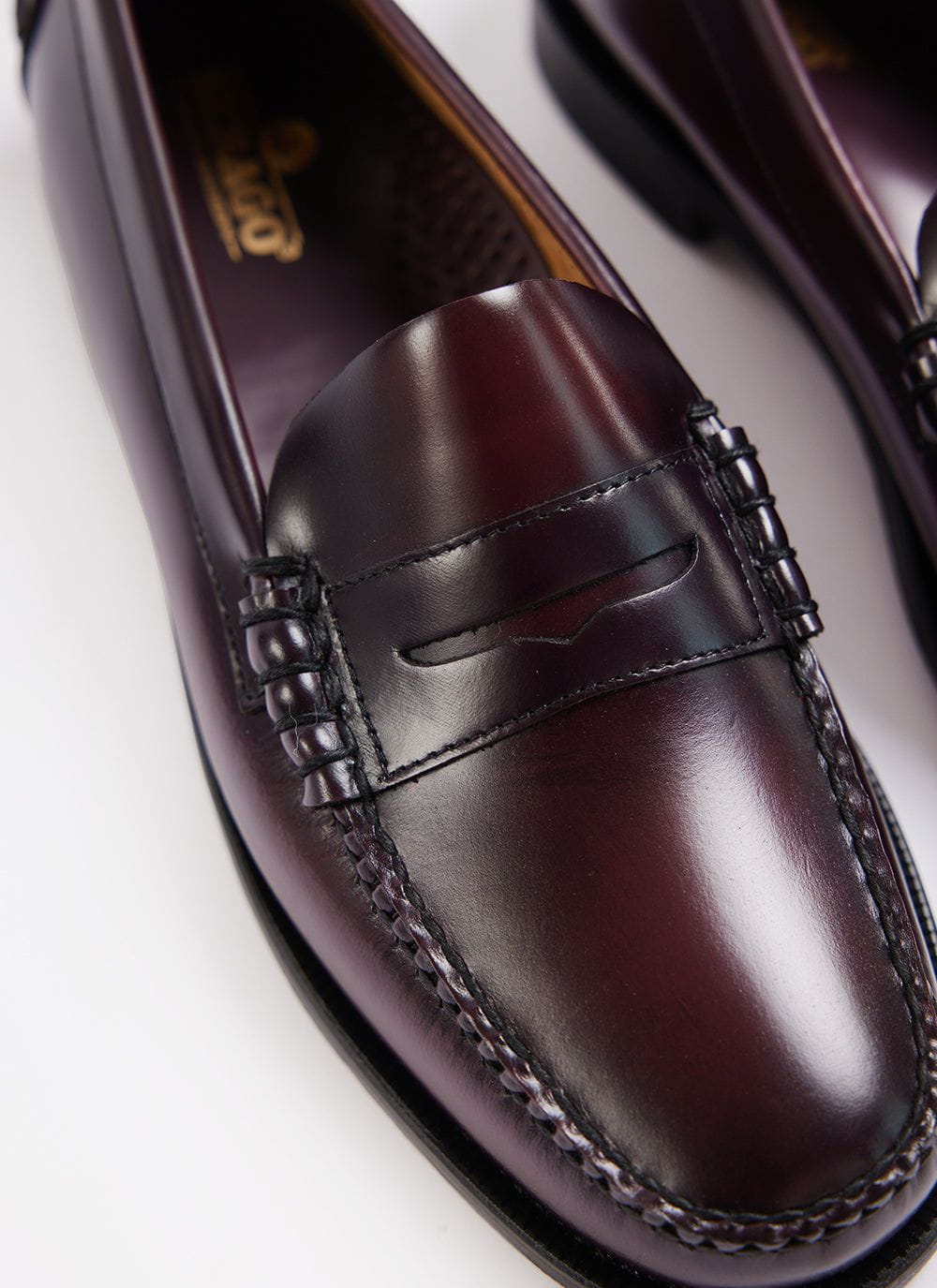 Men's Sebago Loafers - Classic Dan - 100% Leather - Burgundy Red | Percival Deals