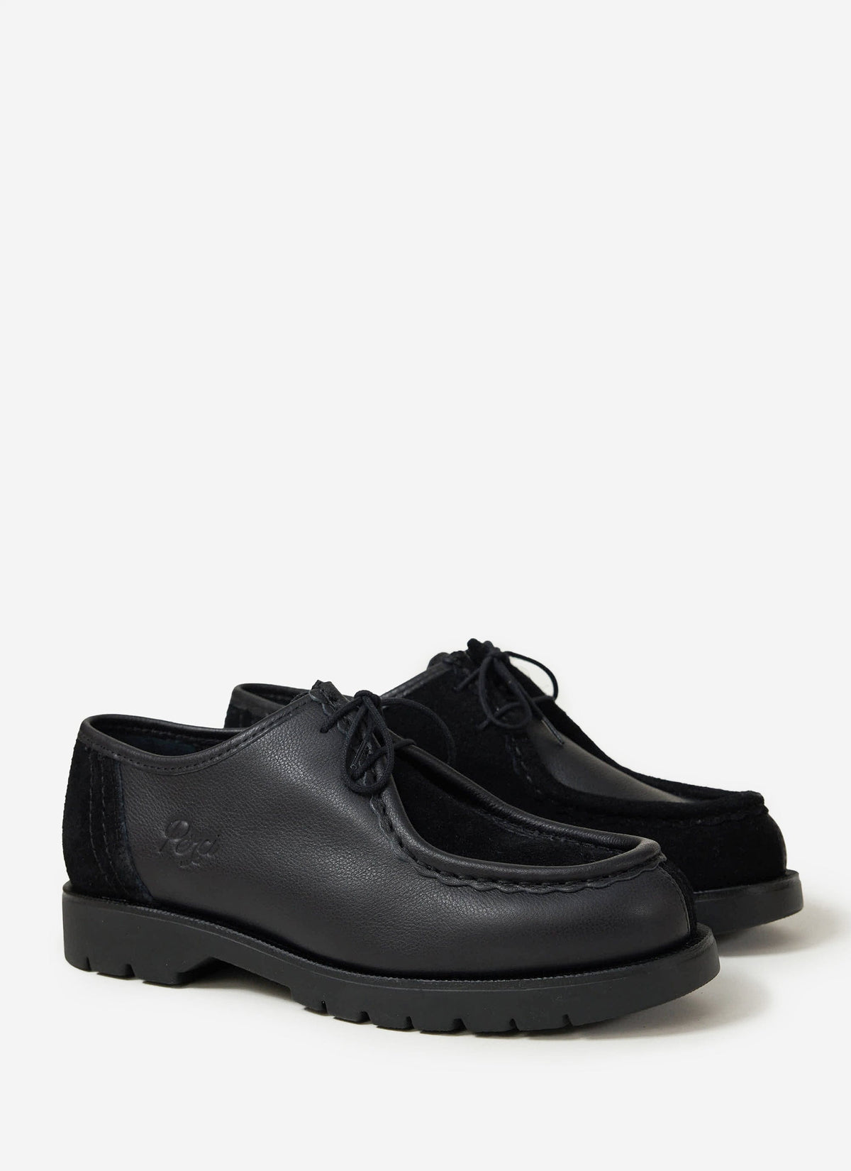 Kleman x Percival - Padror Patchwork Shoe - Black | Percival Best Seller