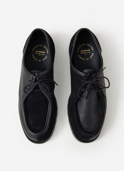 Kleman x Percival - Padror Patchwork Shoe - Black | Percival Best Seller