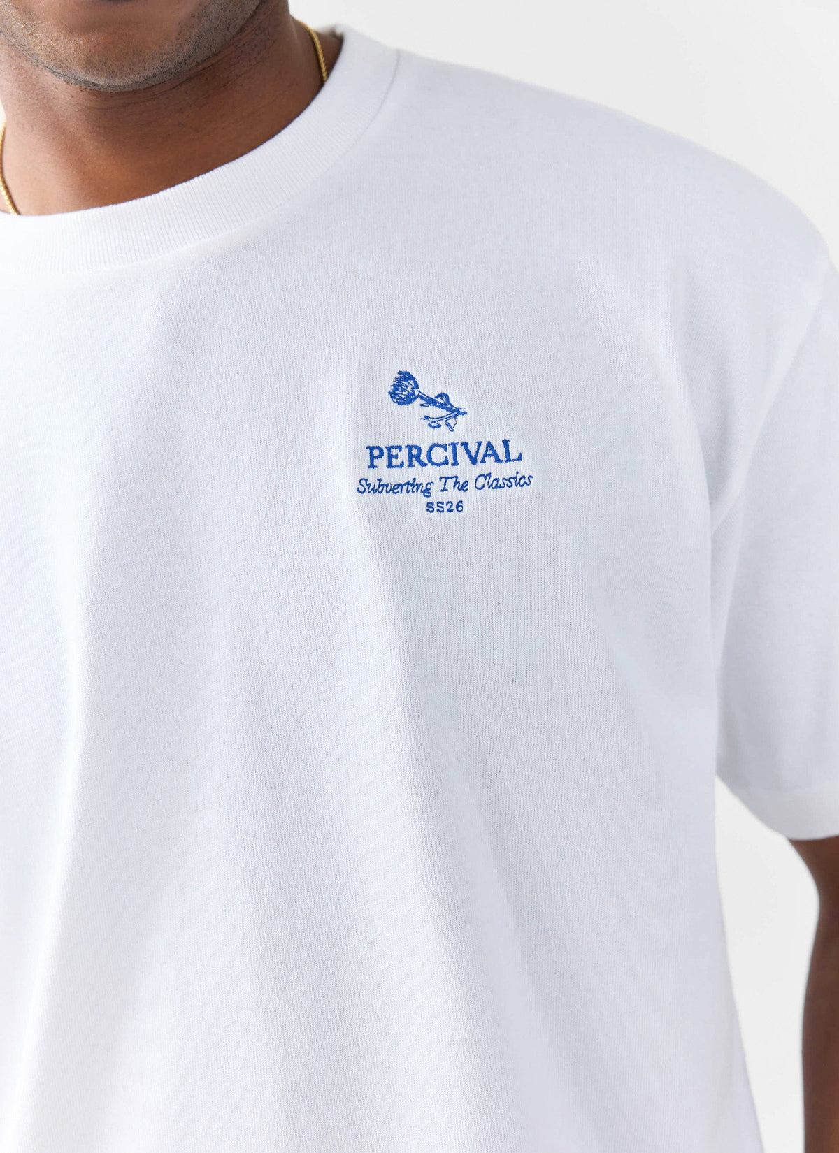 Smith Floral Oversized T Shirt - Organic Cotton - White | Percival Sale
