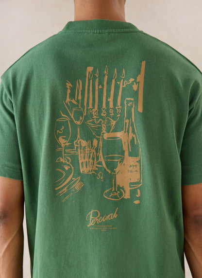 Marley Oversized T-Shirt - Forest Green - Organic Cotton - Percival | Percival Top Pick