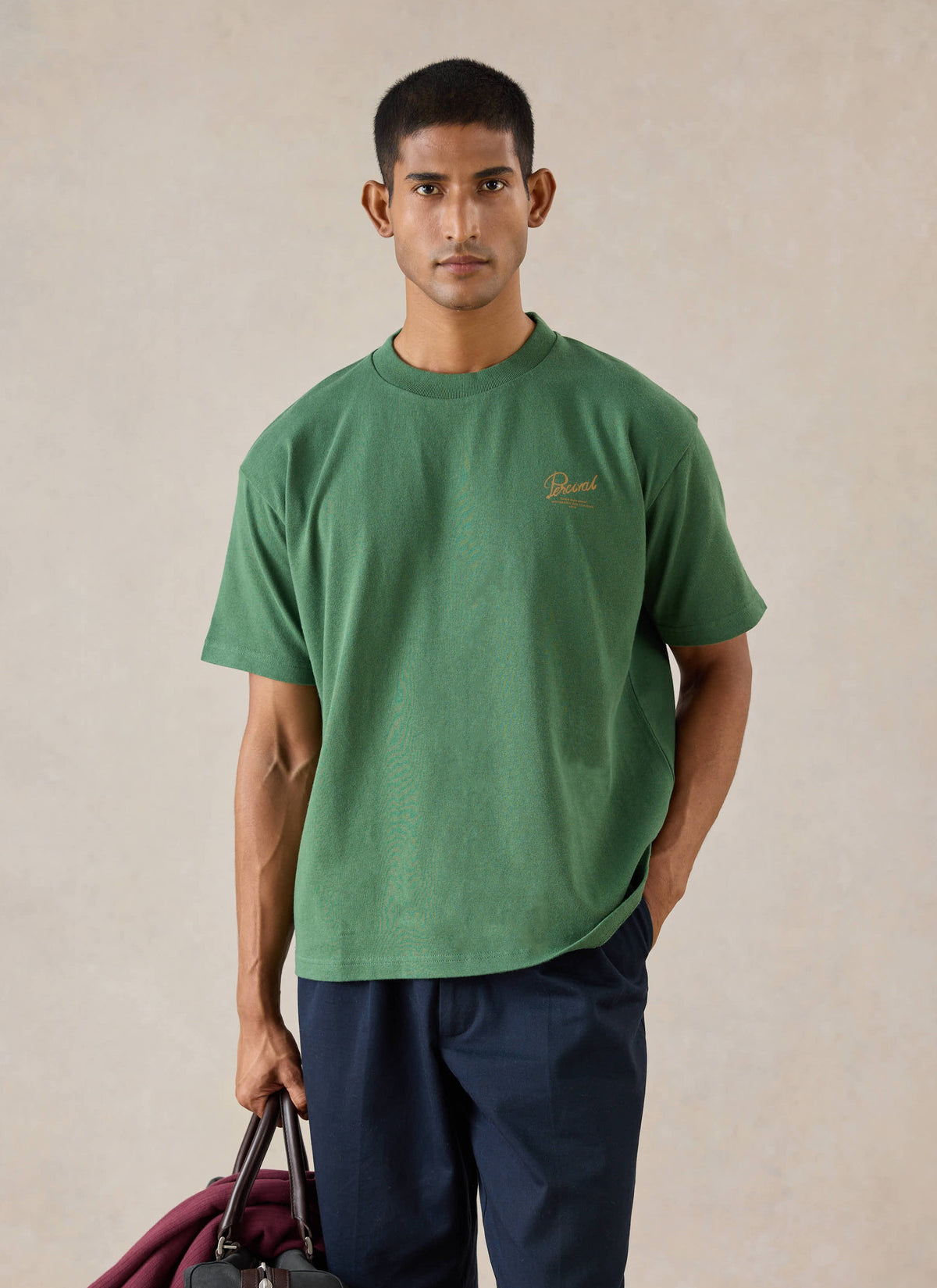 Marley Oversized T-Shirt - Forest Green - Organic Cotton - Percival | Percival Top Pick