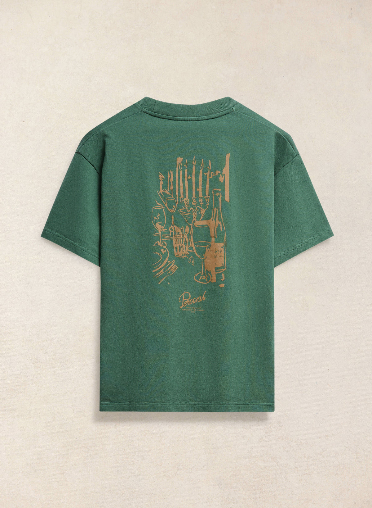 Marley Oversized T-Shirt - Forest Green - Organic Cotton - Percival | Percival Top Pick