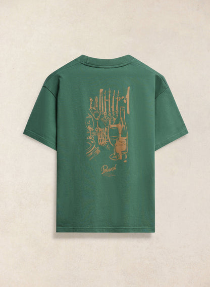 Marley Oversized T-Shirt - Forest Green - Organic Cotton - Percival | Percival Top Pick