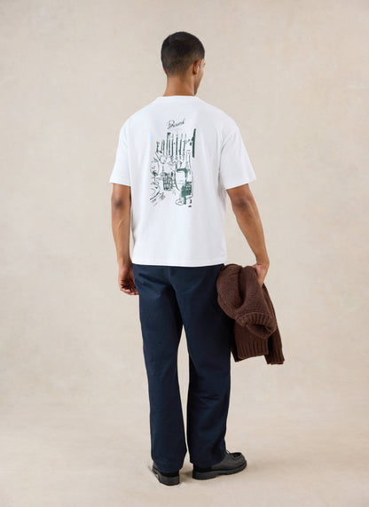 Marley Oversized T-Shirt - White Organic Cotton - Percival | Percival Premium