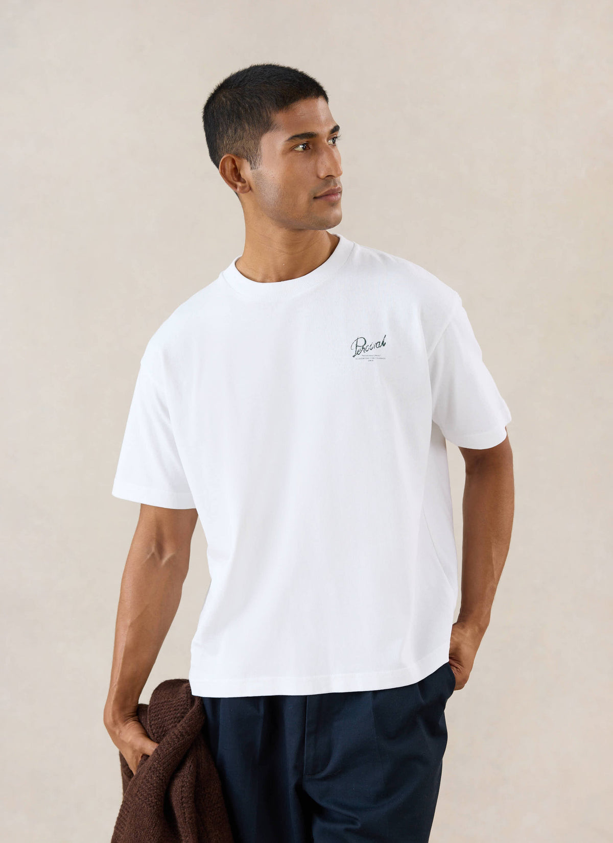 Marley Oversized T-Shirt - White Organic Cotton - Percival | Percival Premium