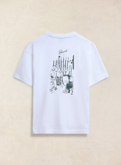 Marley Oversized T-Shirt - White Organic Cotton - Percival | Percival Premium