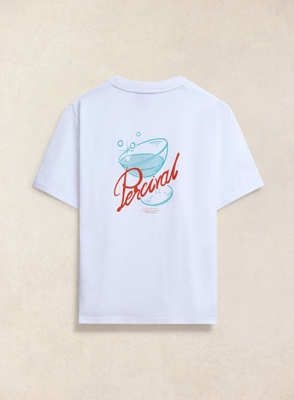 Norman White Oversized T-Shirt - 260 GSM Organic Cotton - Percival | Percival Value