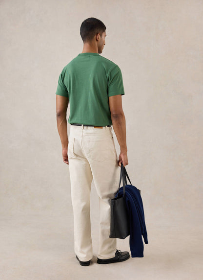 Men's Forest Script Embroidered T-Shirt - Organic Cotton - Percival | Percival New