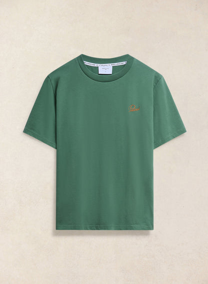 Men's Forest Script Embroidered T-Shirt - Organic Cotton - Percival | Percival New