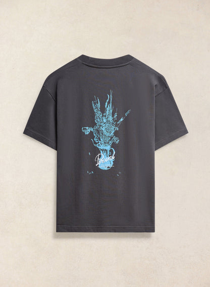 Dawson Oversized T-Shirt - Charcoal Organic Cotton - Percival | Percival Great Value
