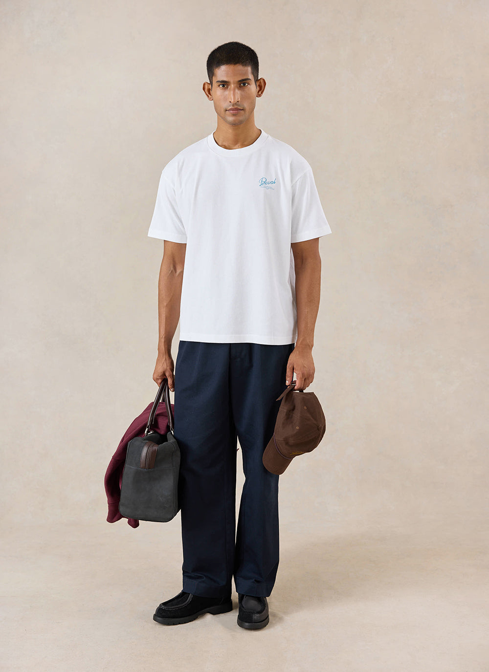 Dawson Oversized T-Shirt - Organic Cotton - White - Percival | Percival Latest