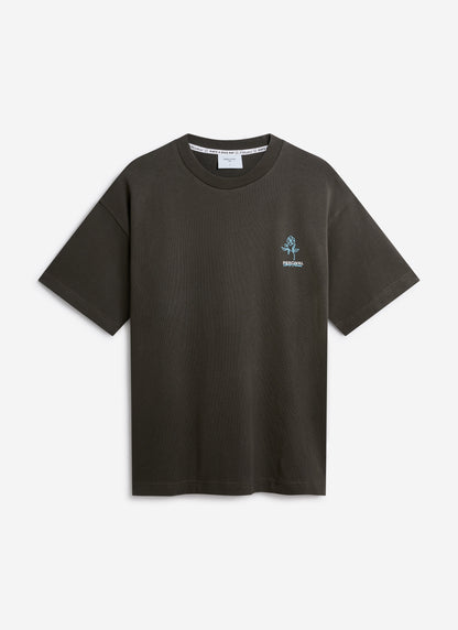 Men's Oversized T-Shirt: Otto - Cotton - Charcoal | Percival Trending