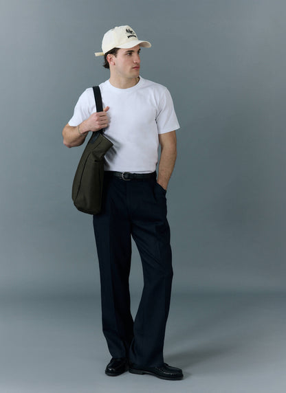 Men's Plain White T Shirt - Regular Fit - Cotton | Percival Smart Buy