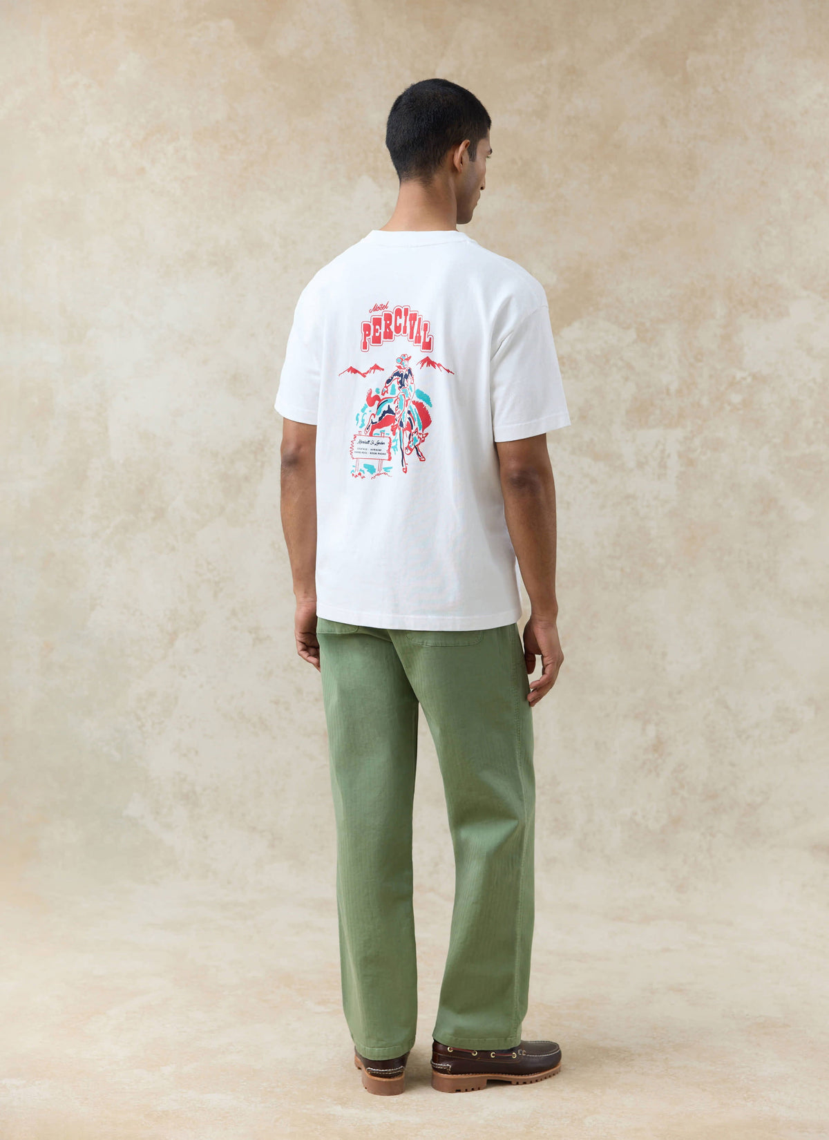 Men's Oversized T-Shirt: Dexter - Organic Cotton - White | Percival Quality