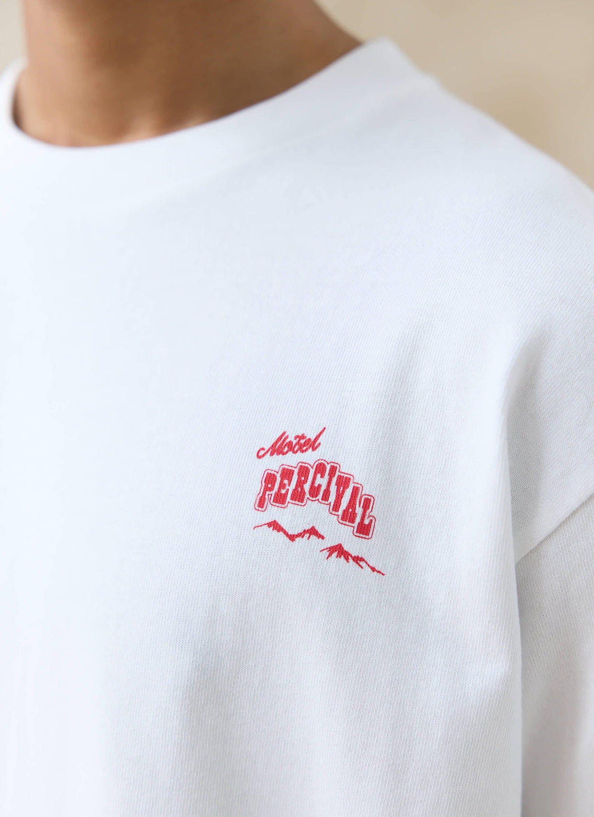 Men's Oversized T-Shirt: Dexter - Organic Cotton - White | Percival Quality