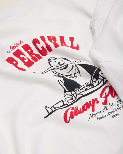 Men's Oversized T-Shirt: Gordon - Organic Cotton - White | Percival Quality