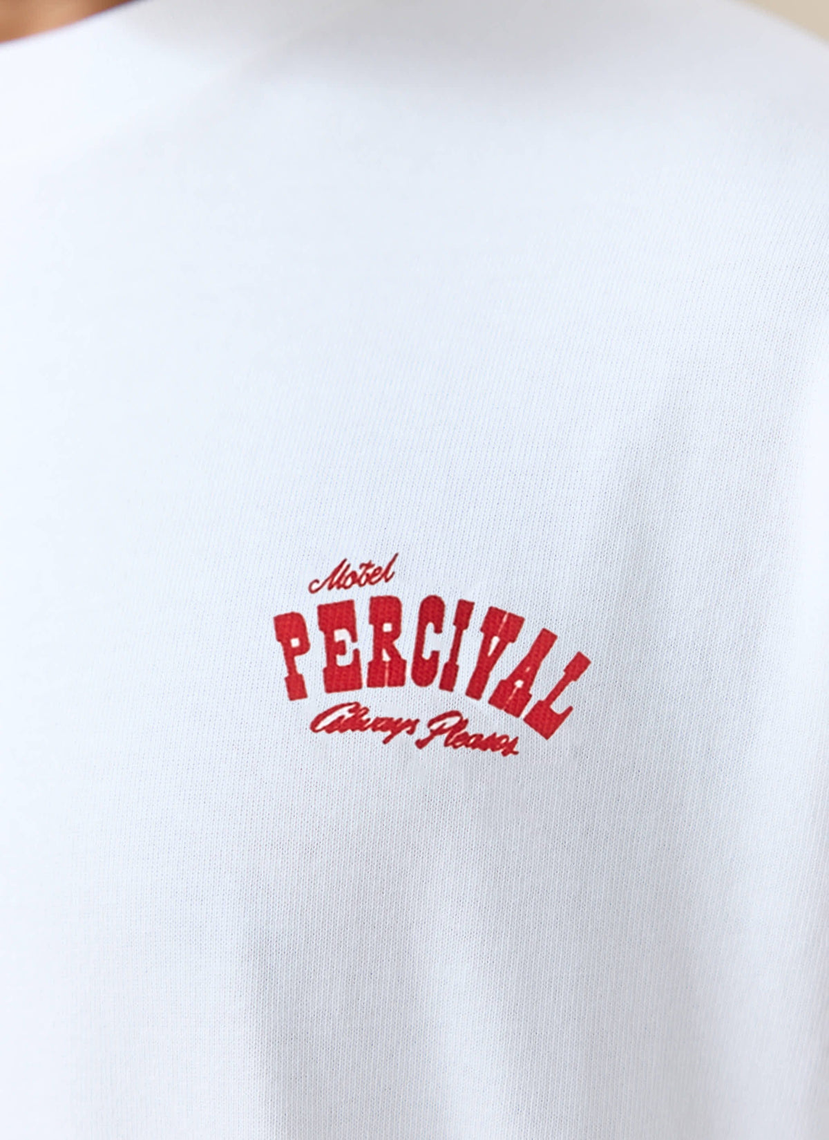 Men's Oversized T-Shirt: Gordon - Organic Cotton - White | Percival Quality