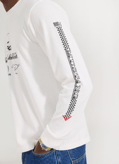 Long Sleeve T Shirt - Raceway '69 Mustang - Percival x Ford | Percival Latest
