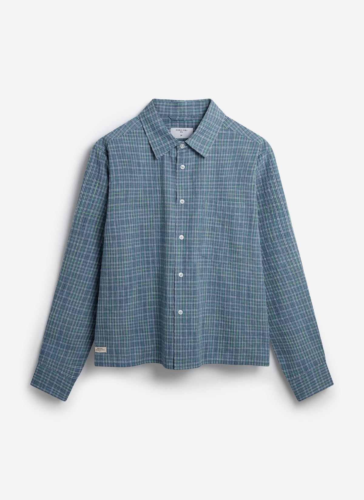 Men's Hinsley Checked Boxy Shirt - 100% Cotton | Percival Essential