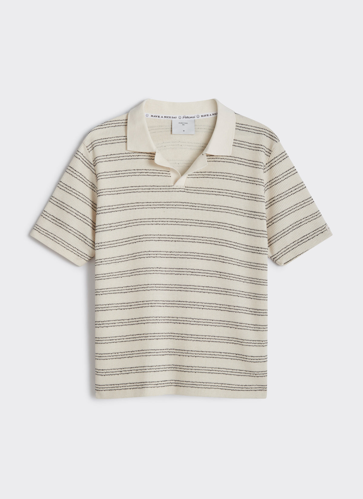 Men's Knitted Polo Shirt - Laurent - Cotton - Black | Percival Trusted