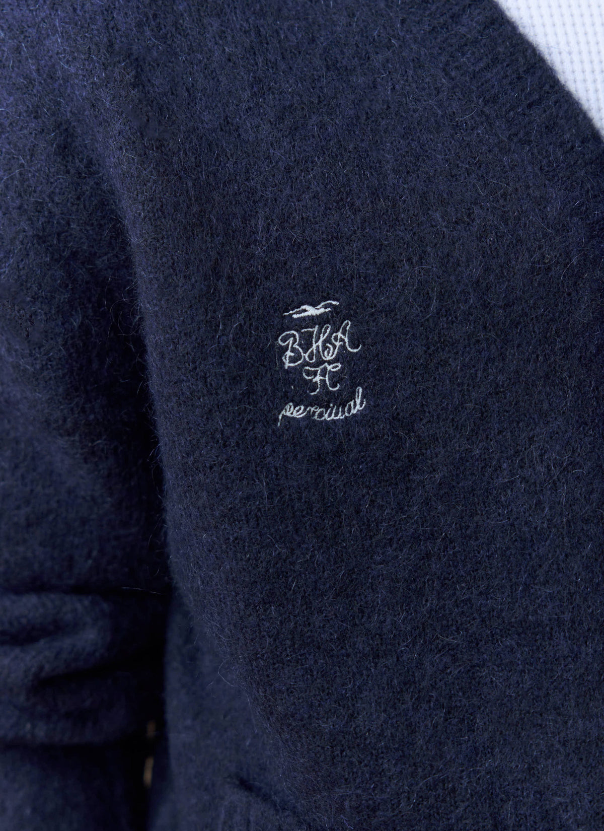 Men's Cardigan - White Glove - Percival x Brighton & Hove Albion F.C. - Navy | Percival New