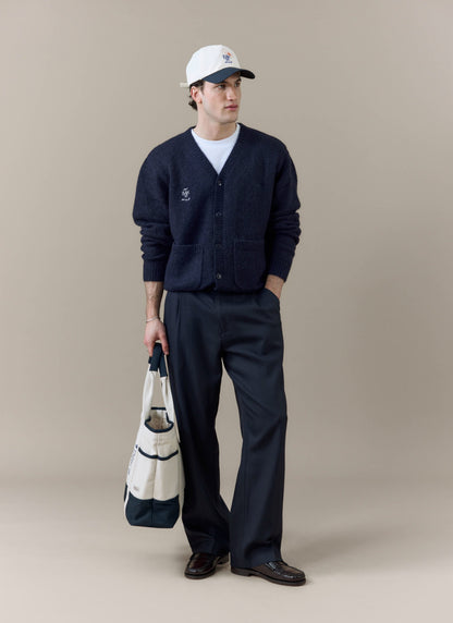 Men's Cardigan - White Glove - Percival x Brighton & Hove Albion F.C. - Navy | Percival New