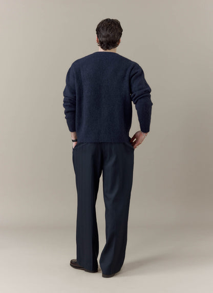 Men's Cardigan - White Glove - Percival x Brighton & Hove Albion F.C. - Navy | Percival New