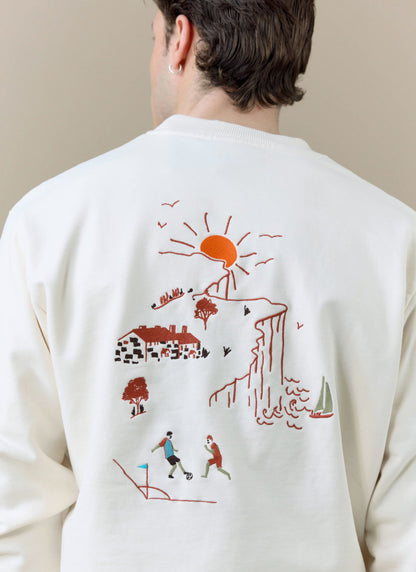 Men's Sweatshirt - Percival x Brighton & Hove Albion F.C. - Cream | Percival Latest