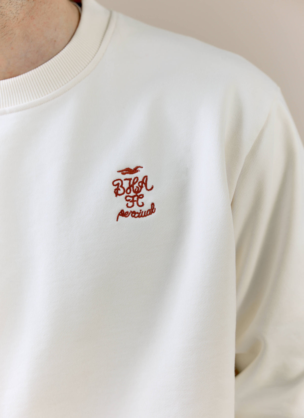 Men's Sweatshirt - Percival x Brighton & Hove Albion F.C. - Cream | Percival Latest