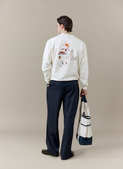 Men's Sweatshirt - Percival x Brighton & Hove Albion F.C. - Cream | Percival Latest