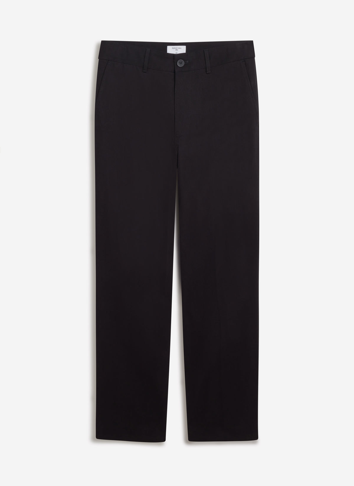 Men's Straight Leg Chino - Cotton - Black | Percival Smart Buy