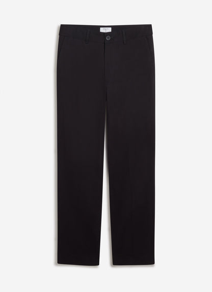 Men's Straight Leg Chino - Cotton - Black | Percival Smart Buy
