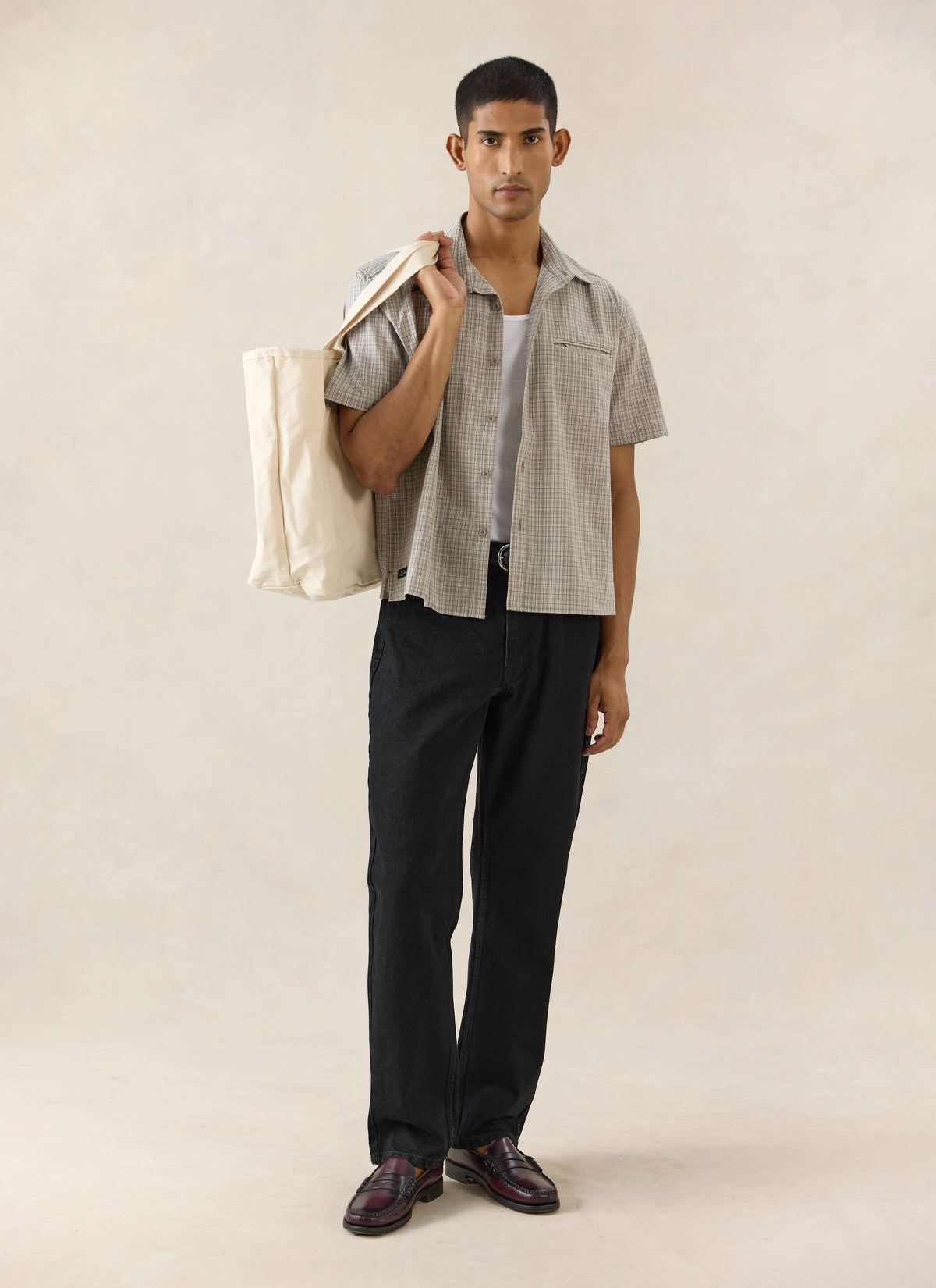 Men's Straight Leg Black Jeans - Heritage Denim - Cotton - Percival | Percival Trending