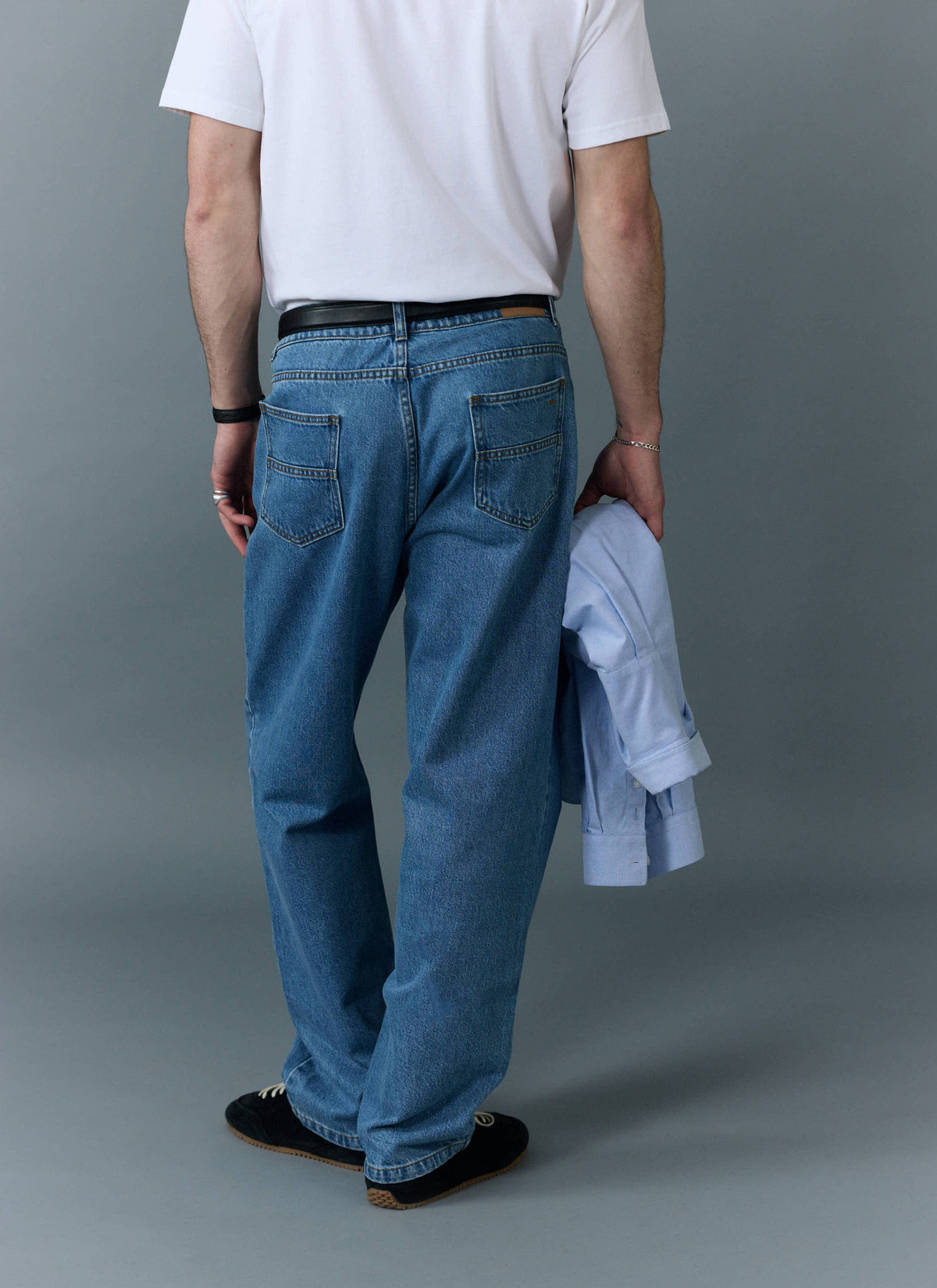 Percival Men's Relaxed Fit Jeans - Denim - Light Wash Blue | Percival Sale