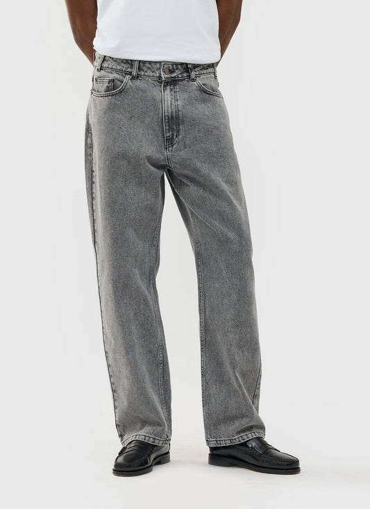 Percival Men's Relaxed Fit Jeans - Denim - Warm Grey Wash | Percival Recommended