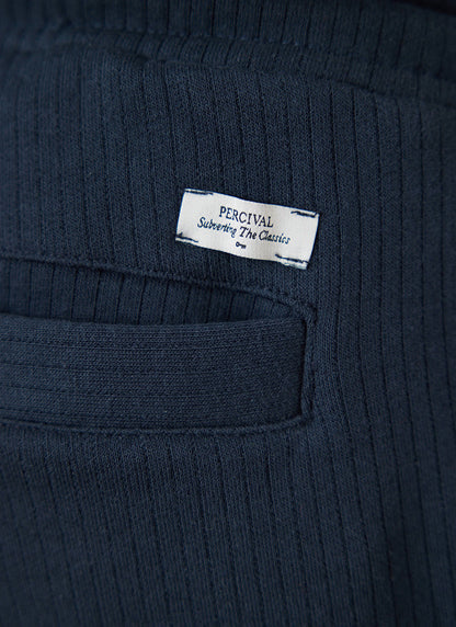 Conrad Straight Leg Trackpants - Navy Cotton - Percival | Percival Best Price