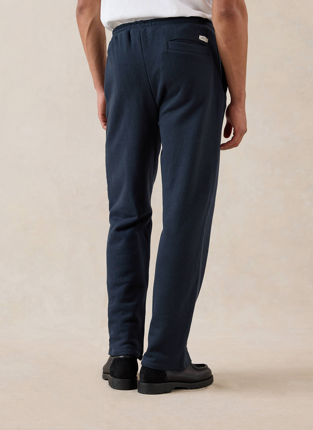 Conrad Straight Leg Trackpants - Navy Cotton - Percival | Percival Best Price