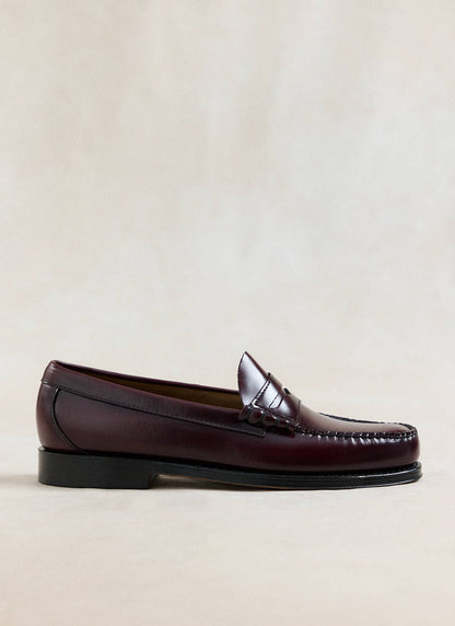 G.H. Bass Weejun Larson Penny Loafers - Wine Leather - Percival | Percival Best Price
