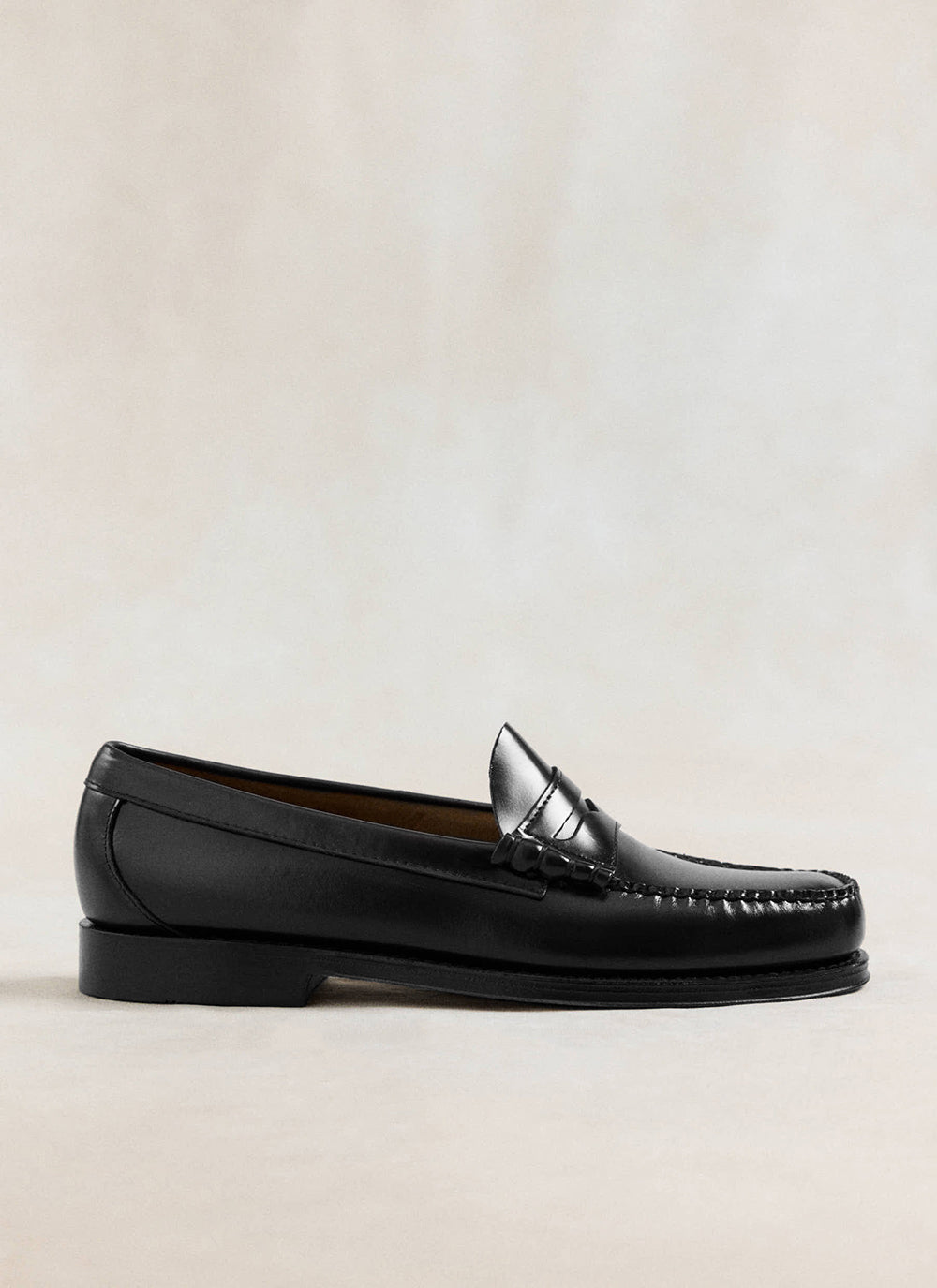 G.H. Bass Weejun Larson Penny Loafers - Black Leather - Percival | Percival Discount