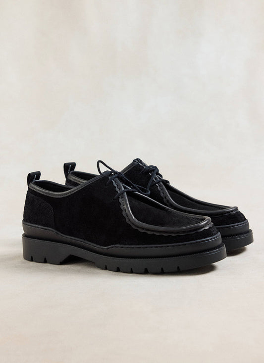 Kleman Major VP Oak 2 Moc Toe Shoes - Black Suede - Percival | Percival Recommended
