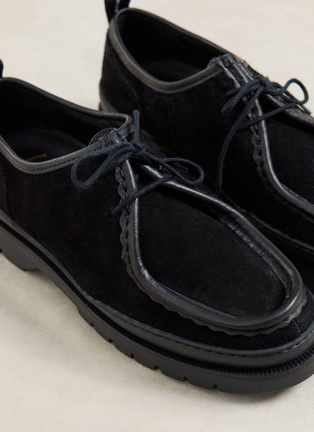 Kleman Major VP Oak 2 Moc Toe Shoes - Black Suede - Percival | Percival Recommended