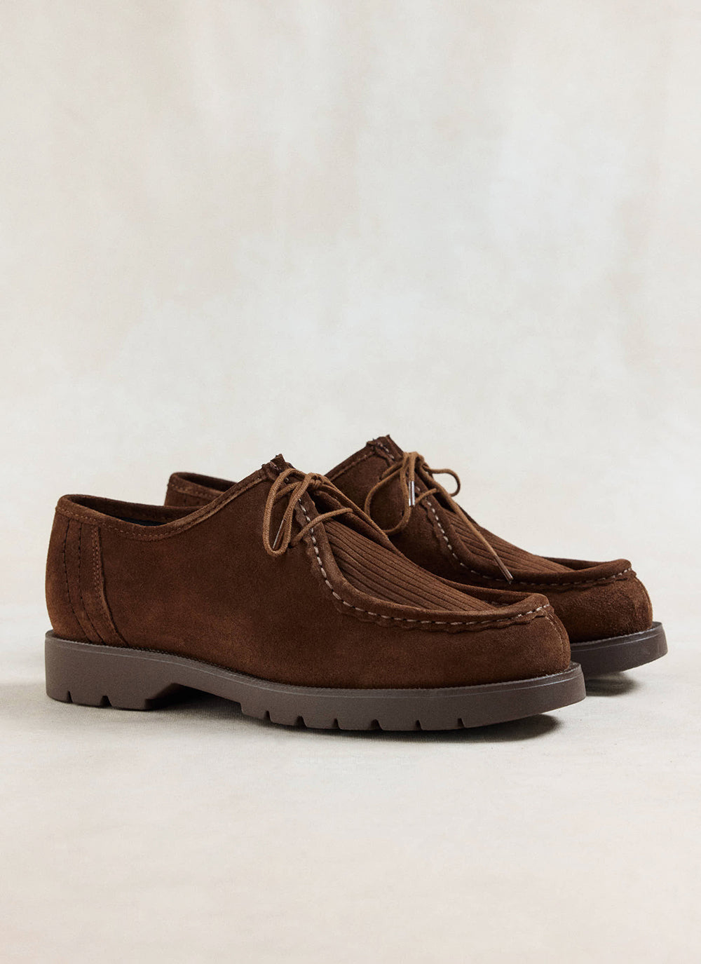 Kleman Padrini V Cord Shoes - Brown Suede - Percival | Percival Quality