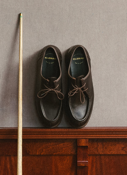 Men's Kleman Padror Shoe - Lug Sole Derby - Marron | Percival Essential