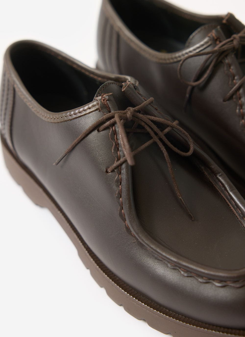 Men's Kleman Padror Shoe - Lug Sole Derby - Marron | Percival Essential