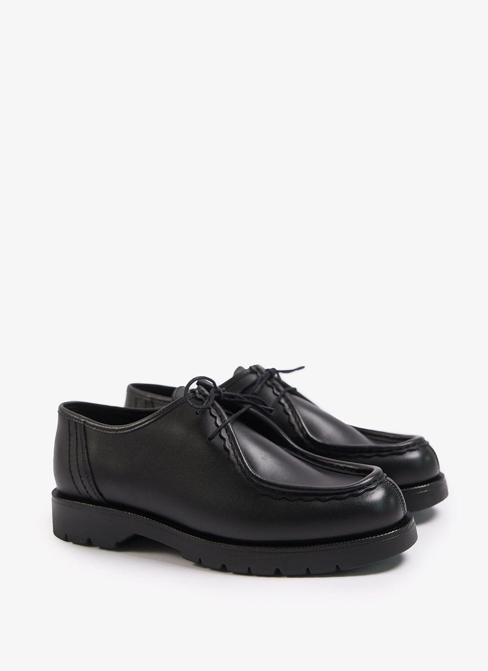 Men's Kleman Padror Shoe - Lug Sole Derby - Black | Percival Essential